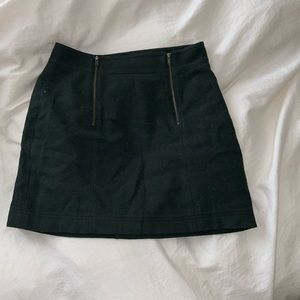 Madewell felt green miniskirt!
